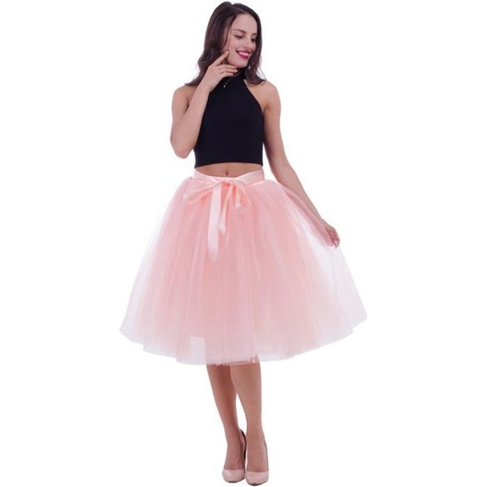 Jupes Tutu Roses Pour Filles, Jupon En Tulle Fait À La Main