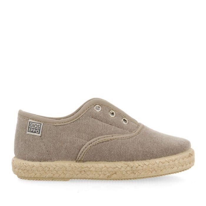 Gioseppo Gioseppo Farges — Baskets bébé garçon espadrilles Oxford gris taille 24 textile semelle caoutchouc
