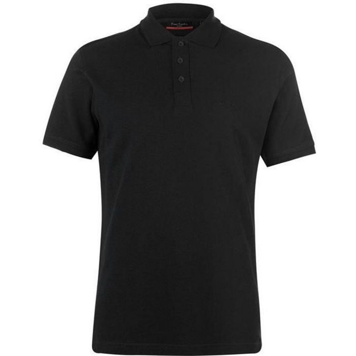 Polo Noir Homme Grandes Tailles Pierre Cardin