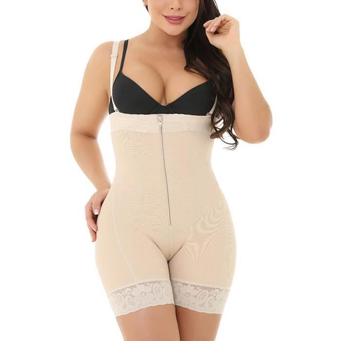 MISS MOLY Femme Combinaison Gainante Lingerie Sculptante et Gainante Gaine Amincissante Ventre Plat Bustier Minceur Corset Respirent Shapewear Efficace Body Shaper Invisible