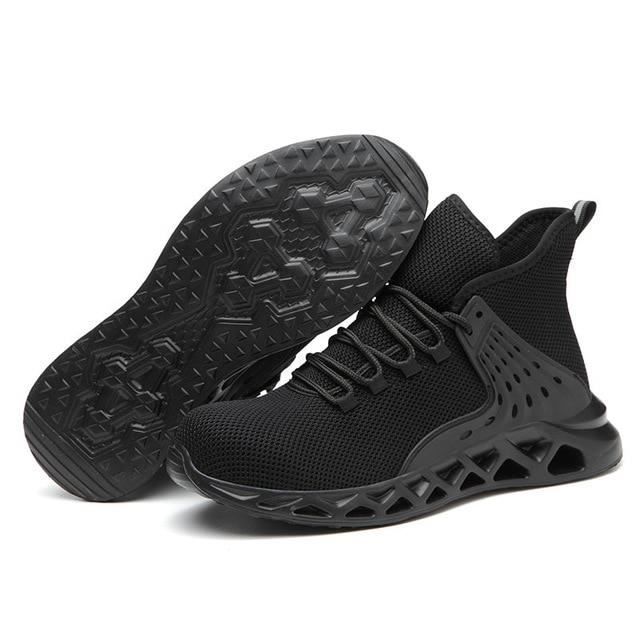 Chaussures De Sécurité Iron Mountain S1P SR - Formateurs Avec Embout Acier Et Protection Midsole - Chaussures Travail Homme