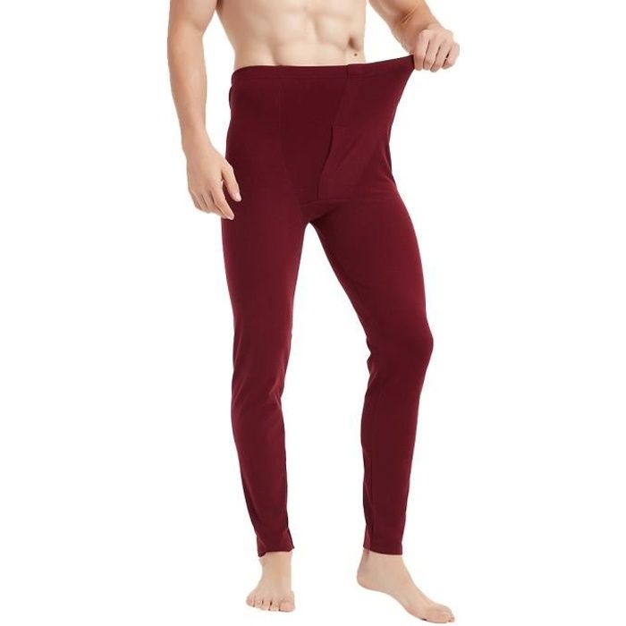 Homme Sous-vêtements Caleçon long Sans Couture Caleçon ultra chaud Caleçon  Thermiques d'hiver, grande taille Winerouge Vin rouge - Cdiscount  Prêt-à-Porter