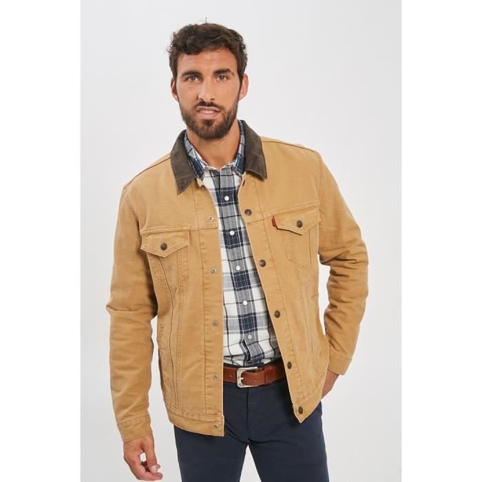 veste homme levis beige
