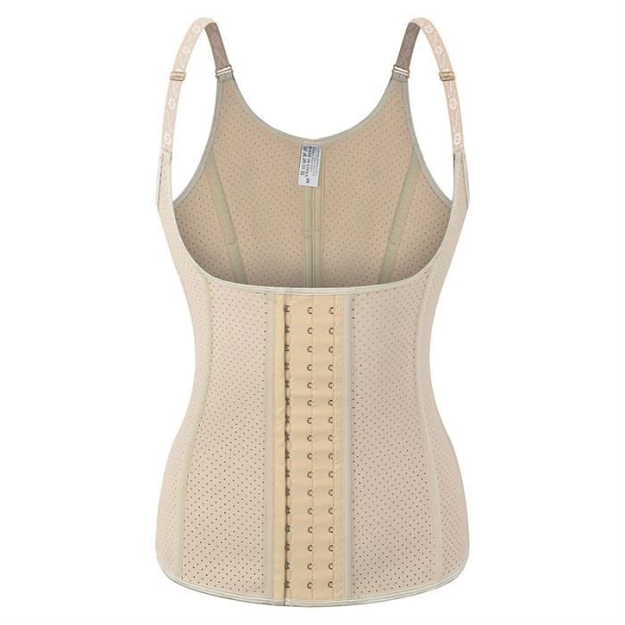 Guyode Waist Trainer Corset Femme Respirant - Ventre Plat Réglable Pour Fitness Et Amincissement
