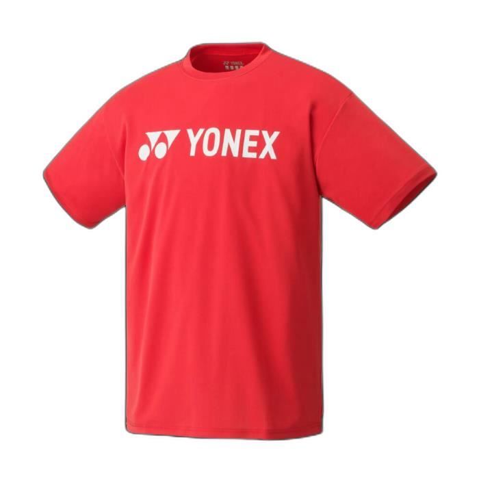 t-shirt homme yonex plain sunset - rouge - taille xl - running
