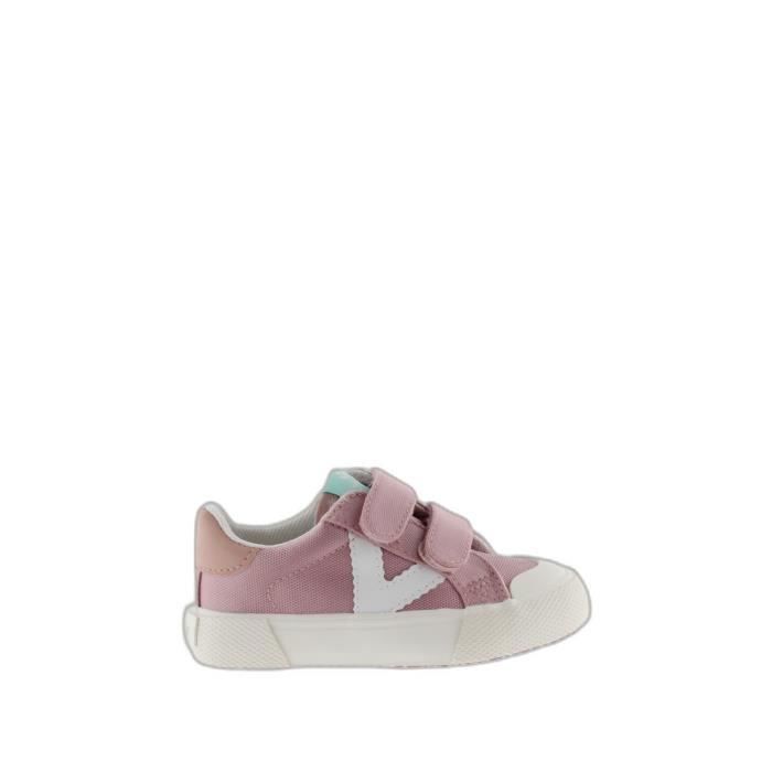 Victoria Baskets enfant - VICTORIA - Tribu - Rose - Nylon - Fermeture scratch