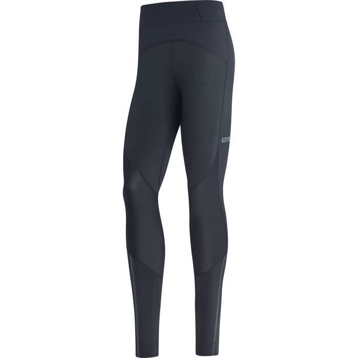 Collant de running femme Gore Gore-Tex Infinium™ R5 noir/jaune fluo - Taille 34