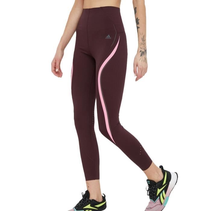 Achat Legging Running Femme Bordeaux en gros