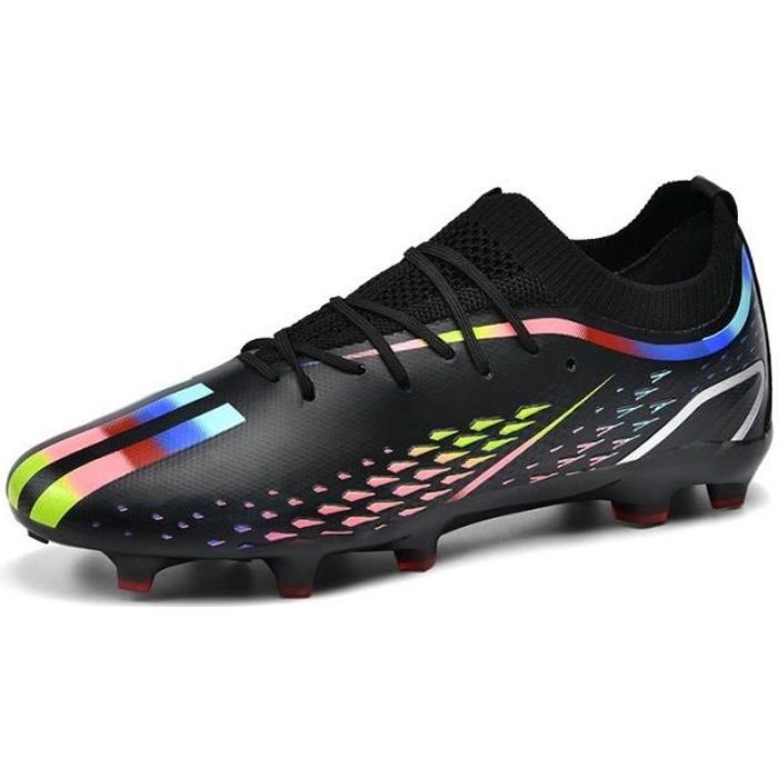 Hixingo Chaussure De Football Enfant, Style Géométrique Crampons