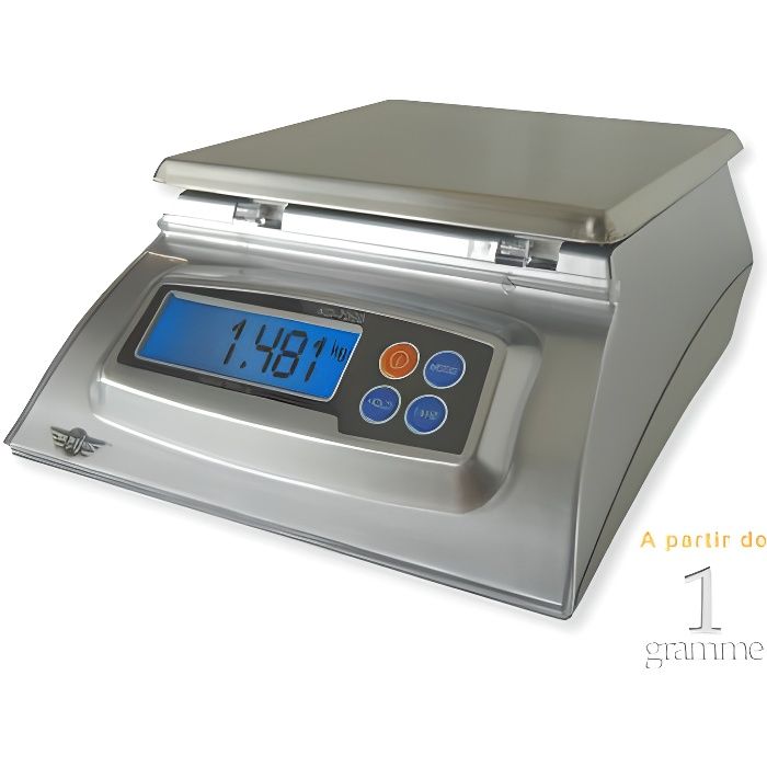 Balance de cuisine My Weigh Balance cuisine pro 7kgs professionnel à 1g -  boulangeries, cuisines & cantines