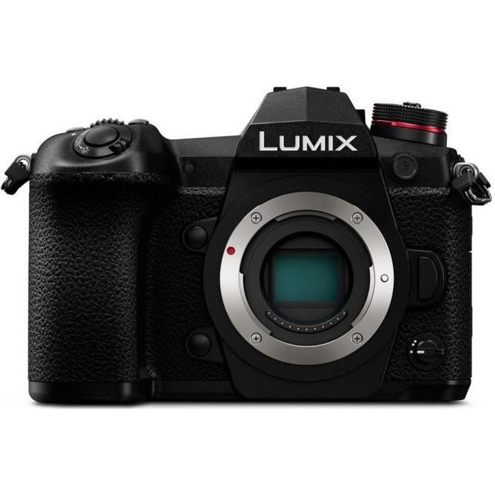 APN PANASONIC Lumix DC-G9 - Capteur Live MOS 21.77 MP - 4K - WiFi - Bluetooth - Stabilisateur d'image - Noir