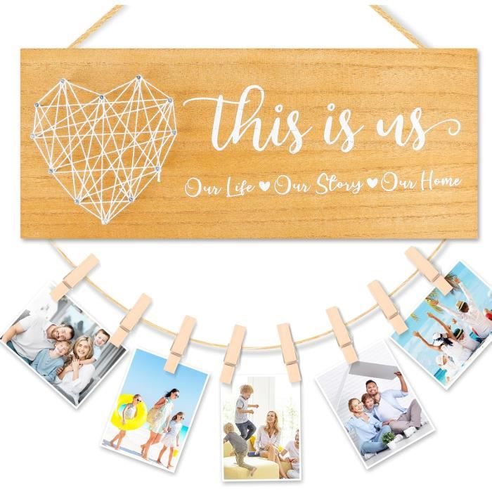 Yeshen Cadeau pour grand-mère – Cadre photo pour grand-mère, fête des mères, anniversaire, Noël pour grand-mère, petite-fille, petit-fils – Cadres