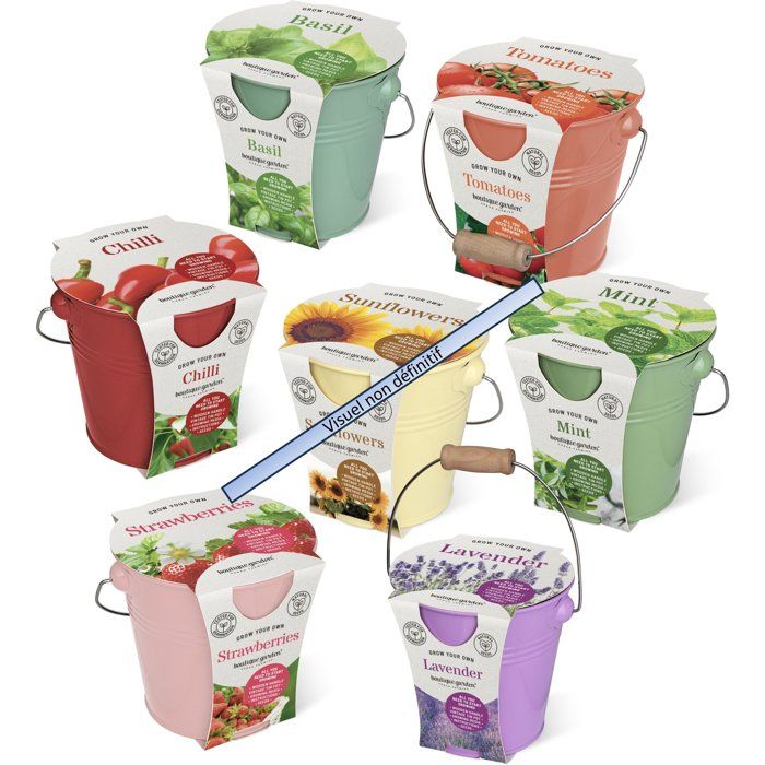 Jardinières Vintage Silverlit – 3 Pots En Zinc, Dès 3 Ans
