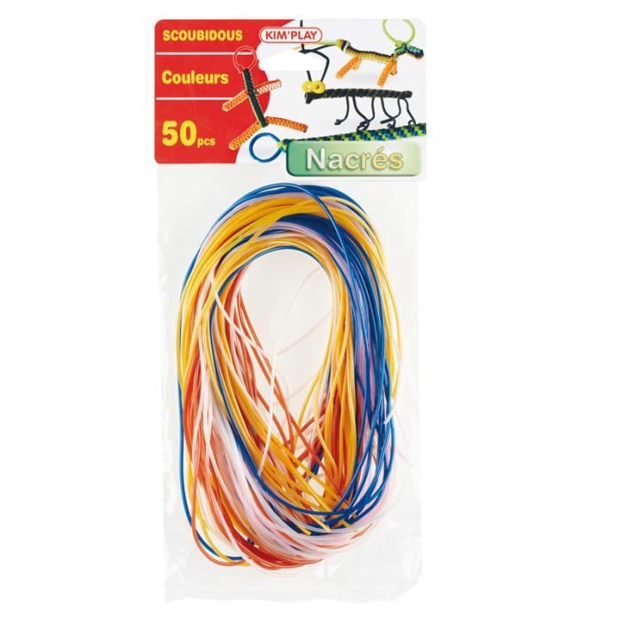 Lot de 100 fils de scoubidou scoubidous environ 80 cm