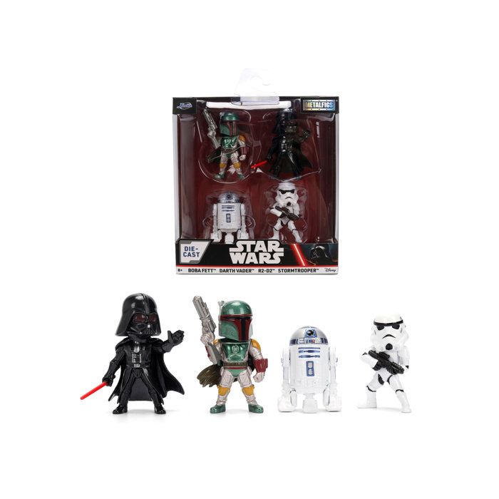 Jada Figurines Star Wars 6cm Set 4 pieces Neuf - vue 1