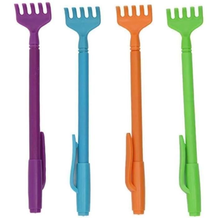 1 grattedos télescopique extensible pour gratter le dos, les démangeaisons, le corps, soulager
