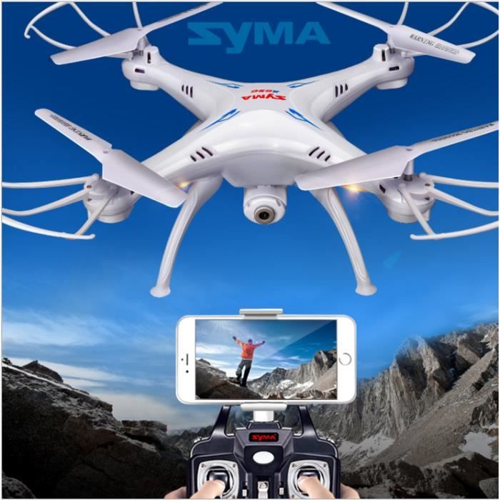 X5sw syma wifi avec caméra hd et retour fpv drone