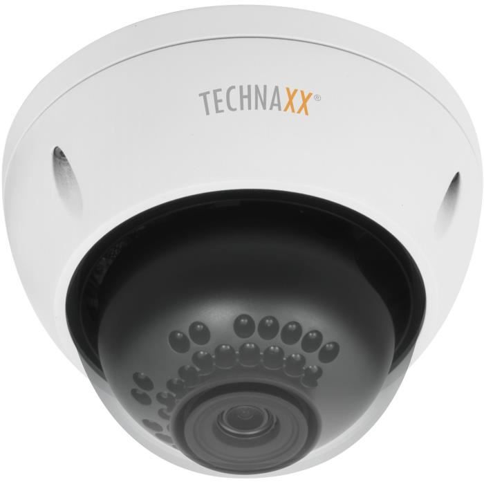 TECHNAXX Caméra de surveillance IP dôme Full HD connectée TX-66