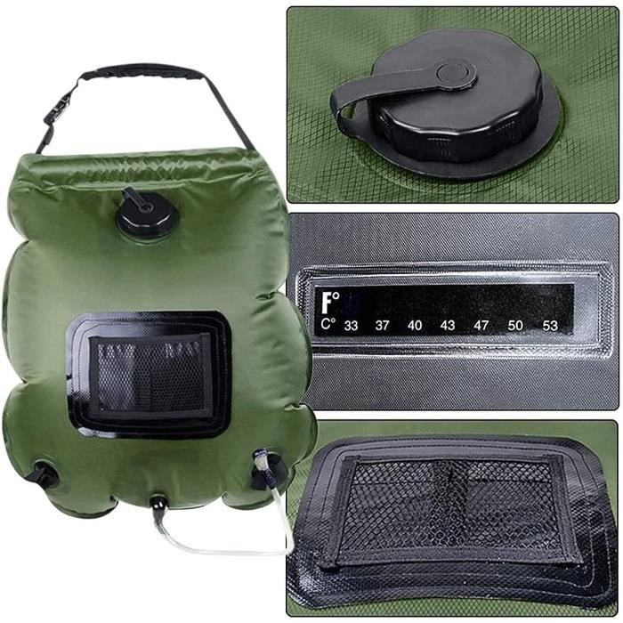 Sac De Douche Solaire De Camping , Douche De Camping Portable , 20L