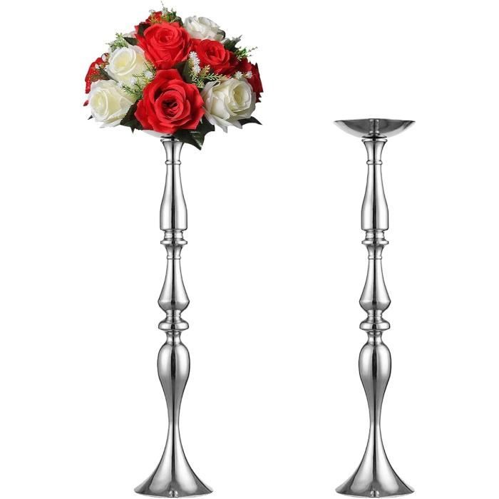 Ensemble De 6 Bougeoirs, 6 Bougeoir Argent, 3 Chandeliers