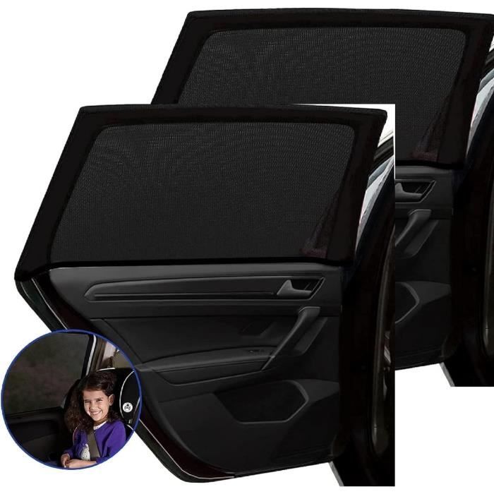 Rideaux pare-soleil magnétique pour VW Crafter 2006-2017 Noir Tissu