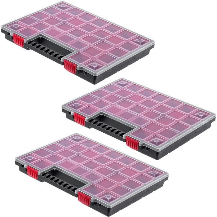 Cisolen Sortmaster Organisateur d'outils, 22 compartiments, boîte de