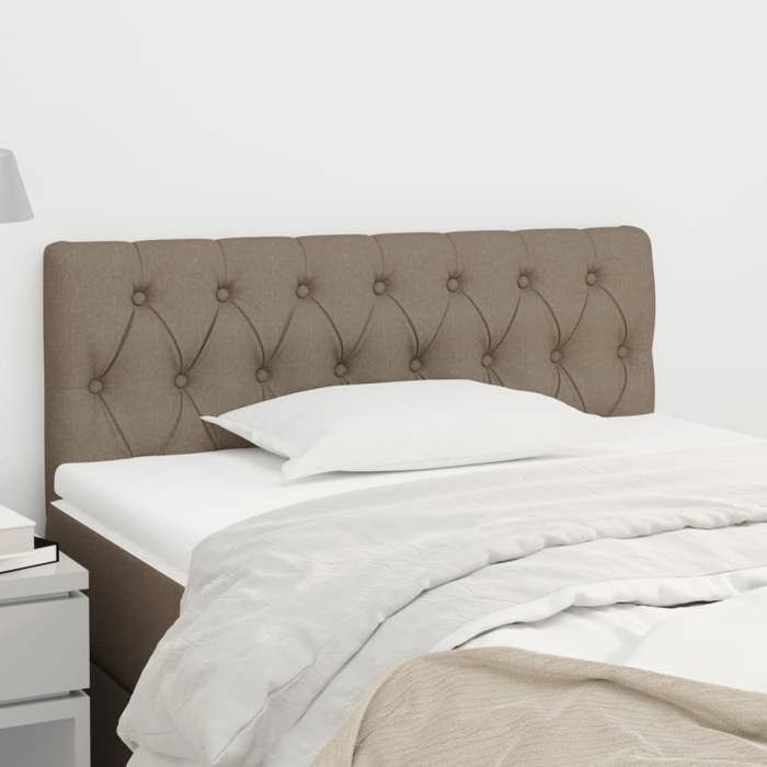 Tête De Lit Tissu Gris Foncé 80 Cm – Hauteur Réglable, Pieds Bois, Design Élégant VidaXL