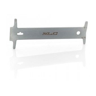 Outil de mesure - XLC - Règle de mesure d'usure de chaîne - Compatible avec toutes les chaînes de vélo - Noir
