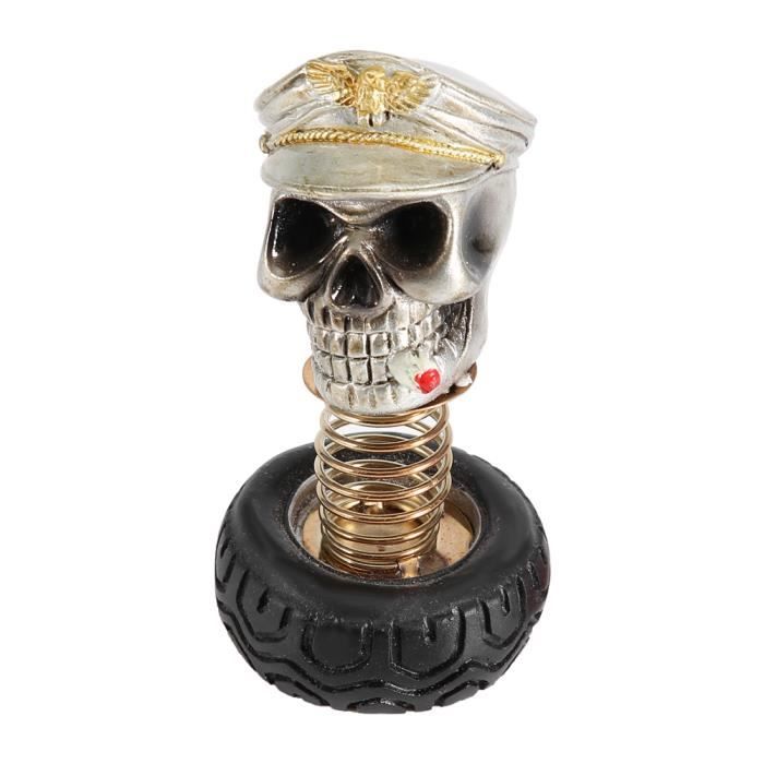 Ornement Voiture Crâne Balançoire Fantôme Halloween - Pendentif Squelette Suspendu Rétroviseur, Décoration Fun Et Originale