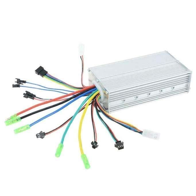 Contrôleur Universel 36/48V 15A Pour Vélo électrique – Étanche, 6 Vitesses – Installation Facile – Avec Ligne De Lampe