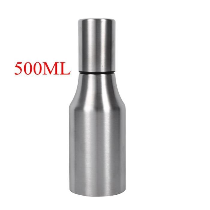 Lot De 2 Flacons Distributeurs D'huile En Acier Inoxydable