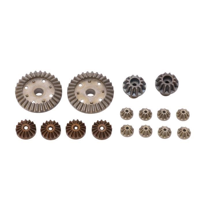 Jeu D'engrenages Différentiels Métal KIMISS – Pour HS 18301 18302 18311 18312 – 1/18 RC – 9 Pièces