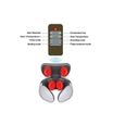 Masseur Cervical,Appareil de Massage de Cou Intelligent à Impulsion électrique Avec Fonction de Chauffage,Par Pétrissage 4 Modes-1