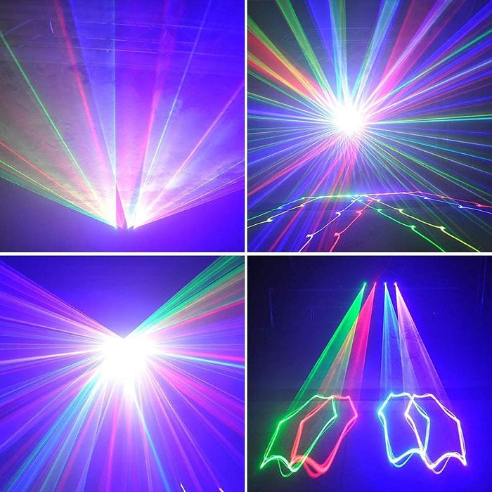 Projecteur LED DMX512 ZonQoonz - 48 LEDs RGB 80W - Pour Événements, Bars, Discothèques - 2 Pièces
