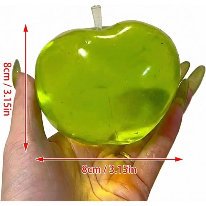 Squishy Pomme Rose – Jouet Anti-stress Gel Souple – Fidget Sensoriel Pour Enfant Et Adulte – Relaxation Bureau, école