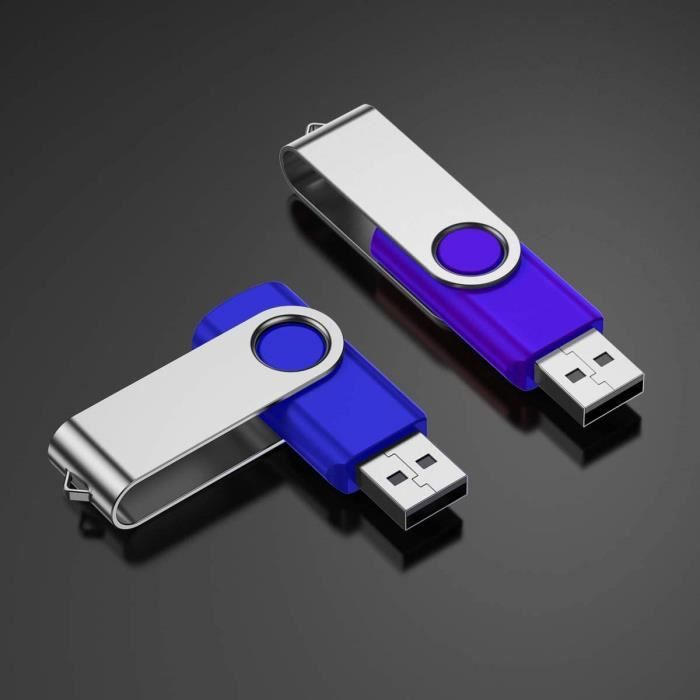 Cle USB 64 Go Lot De 2 Clé USB 2.0 JEVDES - Mémoire Stick