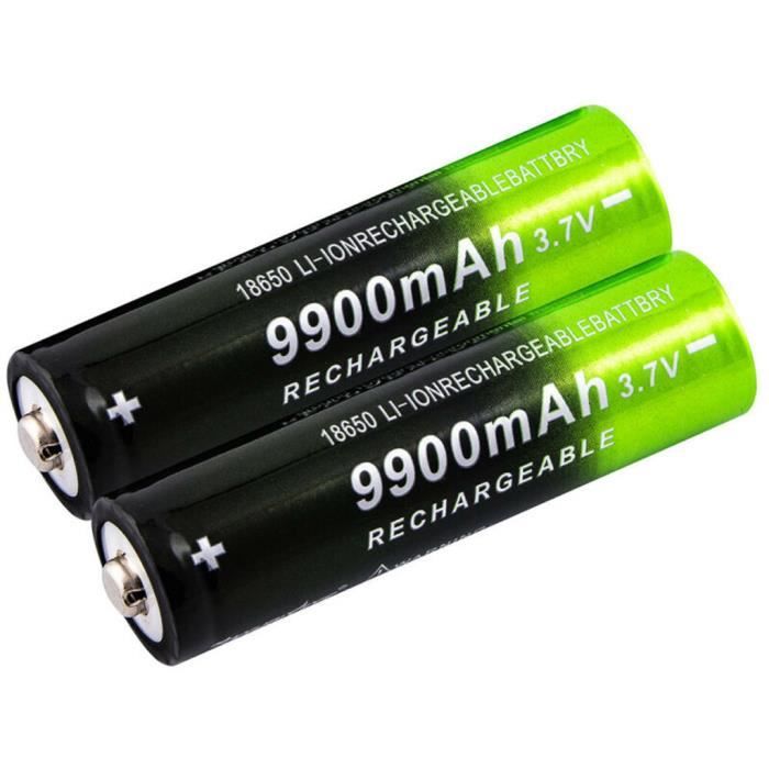 Batterie Rechargeable 3.7V 18650 9900Mah Li-Ion Haute Capacité 2Pcs b812 -  Cdiscount Bricolage