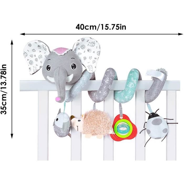 Spirale d'activité bébé elephant - Un petit génie