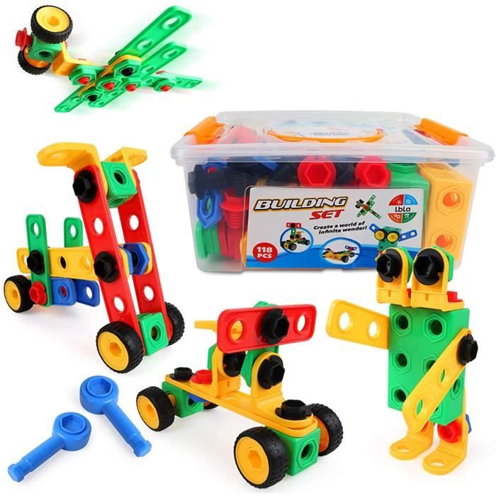 Jeux de construction pour enfants de 3 à 5 ans - Jouer futé