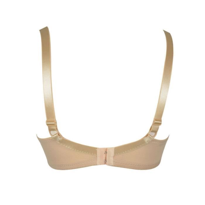 Reggiseno Basic Floreale Exquisite Form – Morbido E Confortevole, Rosa Beige 90C
