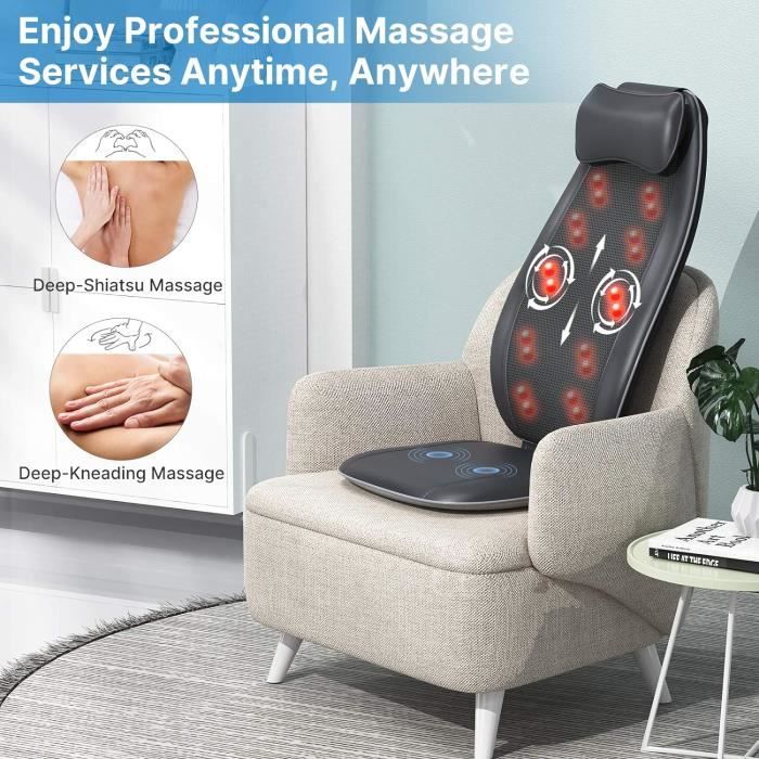 Coussin de massage pour fauteuil - Cdiscount