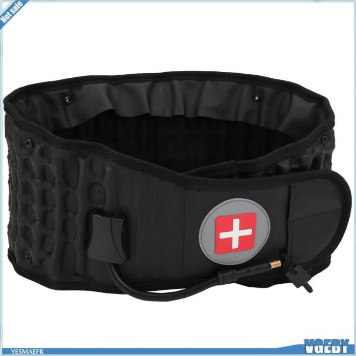 VGEBY Ceinture Lombaire Gonflable Massage Décompression Douleur Dos