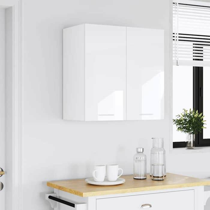 Hangkast Lyon Zwart Eiken 80 x 31 x 60 cm Bewerkt hout