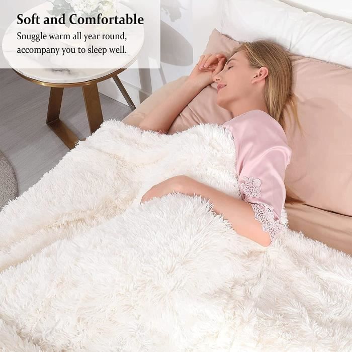 Couverture Polaire ZGEER 1,6x2m Douce et Confortable