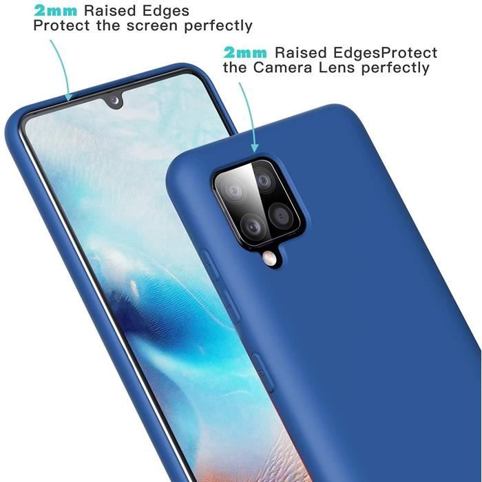 Coque + Protecteur Écran Pour Biggerfive Brave 2 - TPU Souple Anti-Chocs Bleu Transparent