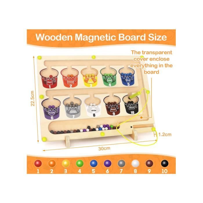 Jeu Magnétique Éducatif pour Enfants😍✨ Un jeu ludique qui développe la logique, la concentration et la motricité fine grâce à des billes magnétiques interactives. Parfait pour apprendre en s'amusant