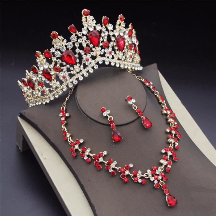 Bracelet de vœux princesse & Warrior, bijoux d'amitié, couronne de princesse  rouge