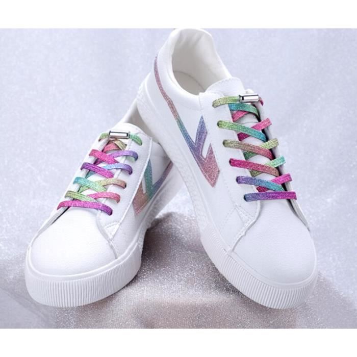 Lacets Chaussures Elastique DBALL 16 Piu00e8ces Attache Lacet