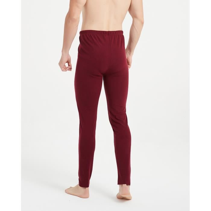 Homme Sous-vêtements Caleçon long Sans Couture Caleçon ultra chaud Caleçon  Thermiques d'hiver, grande taille Winerouge Vin rouge - Cdiscount  Prêt-à-Porter