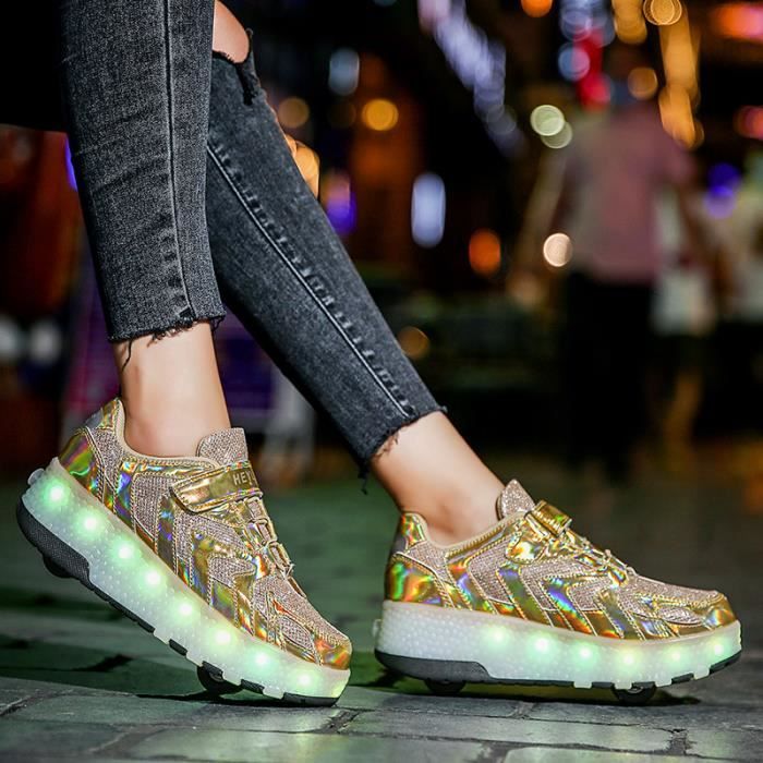 Chaussure a roulette lumineuse sales